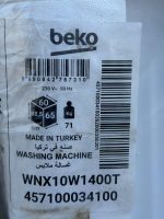 ماشین لباسشویی بکو BEKO WNX10W1400T - تصویر 7