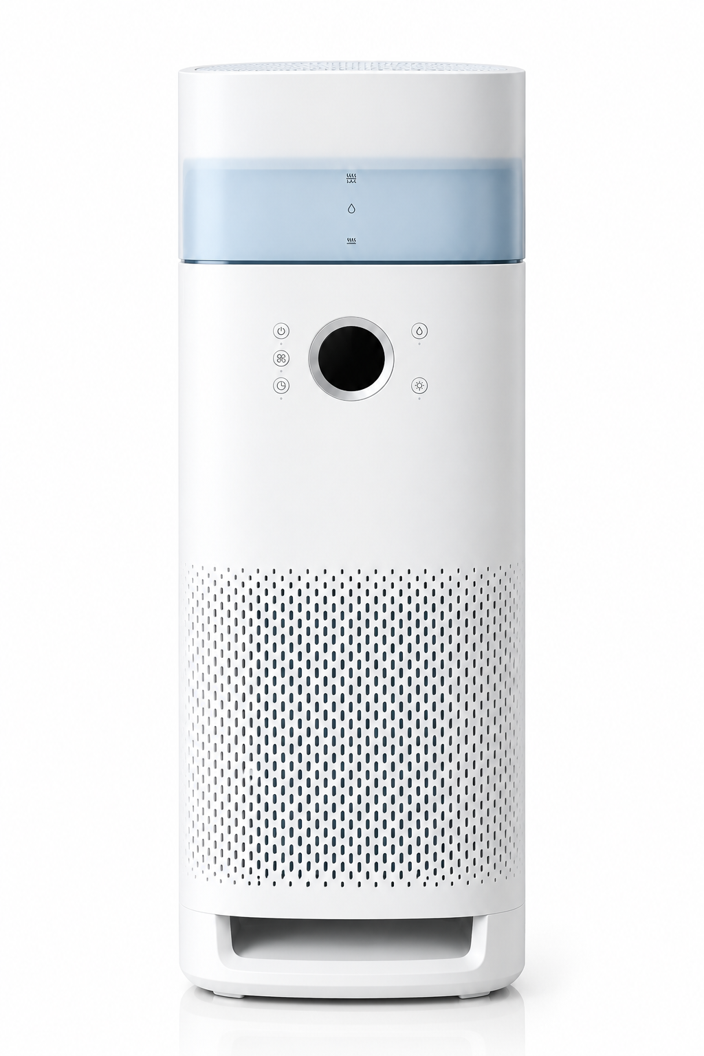Modern White Air Purifier with Blue Band دستگاه تصفیه هوای توربو مدل TURBO NANO 750